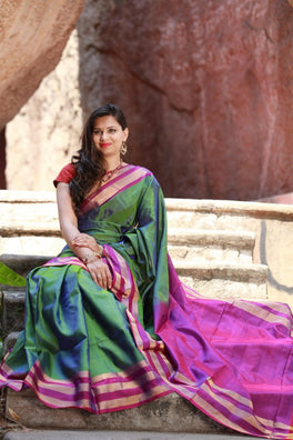 Uppada Pure Silk Handwoven Silk Saree
