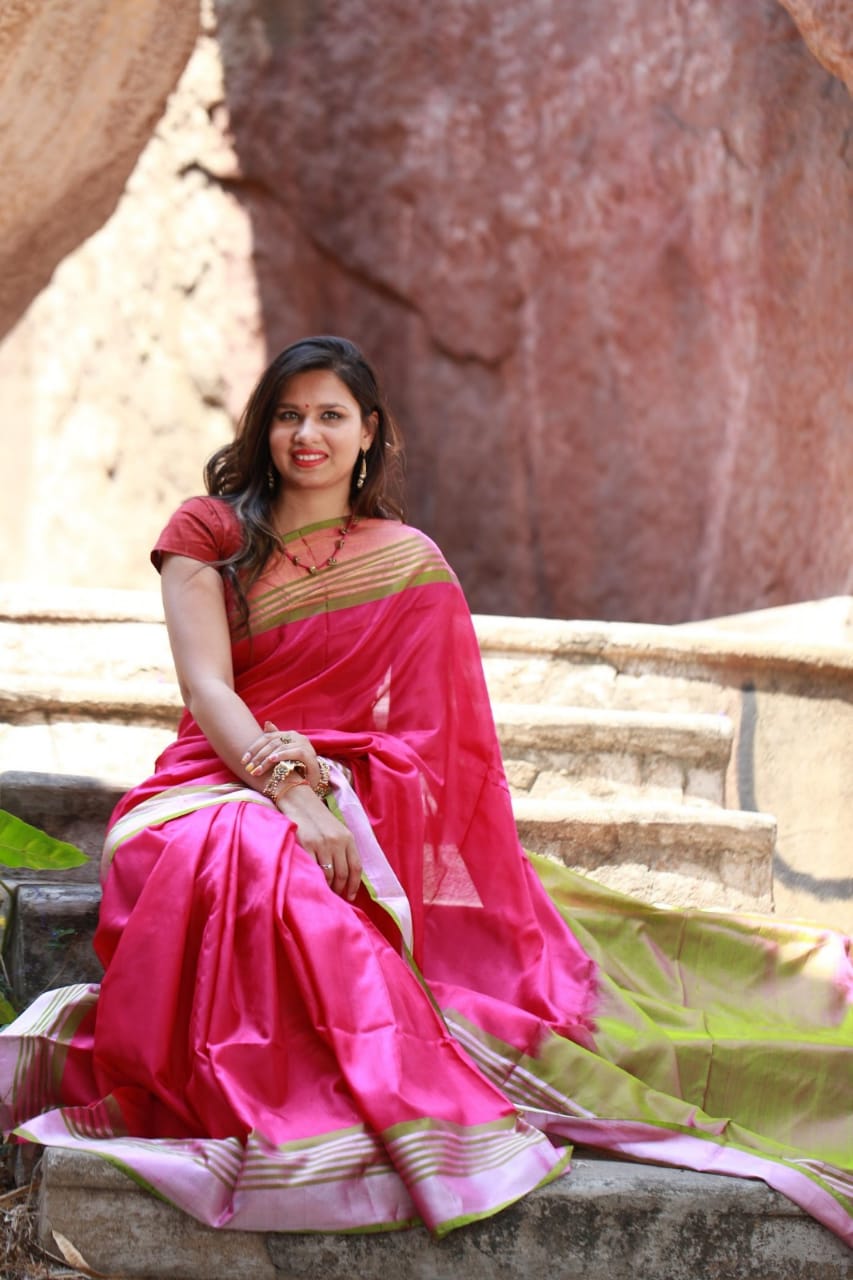 Uppada Pure Silk Handwoven Silk Saree