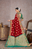 Load image into Gallery viewer, Rich Looked Soft Silk Saree With Beautiful Pallu