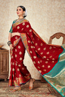 Load image into Gallery viewer, Rich Looked Soft Silk Saree With Beautiful Pallu