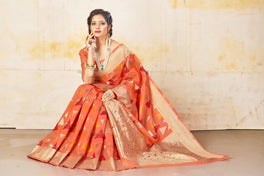 Classy Semi Silk Saree With Nice Border Pallu