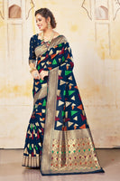 Load image into Gallery viewer, CLASSY SEMI SILK SAREE WITH NICE BORDER PALLU