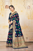 Load image into Gallery viewer, CLASSY SEMI SILK SAREE WITH NICE BORDER PALLU