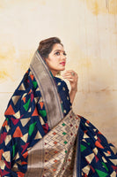 Load image into Gallery viewer, CLASSY SEMI SILK SAREE WITH NICE BORDER PALLU