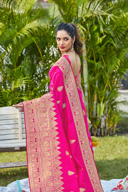 Heavy Looked Soft Semi Silk Saree
