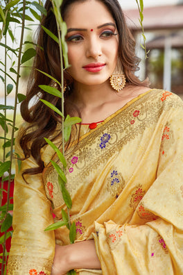 Heavy Looked Soft Semi Silk Saree