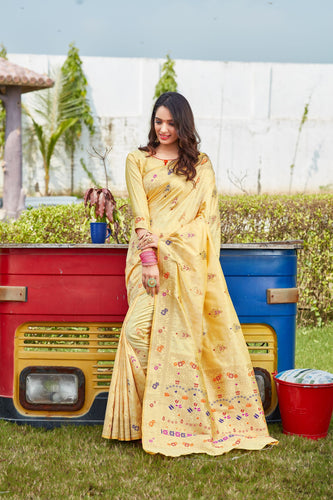 Heavy Looked Soft Semi Silk Saree