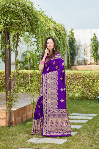 Heavy Looked Soft Semi Silk Saree