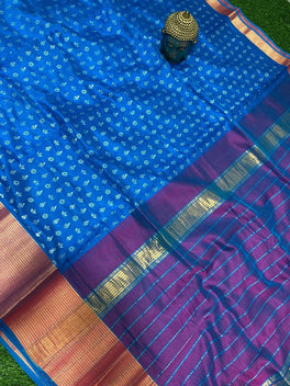 PRINTED MANGALAGIRI PATTU SAREE