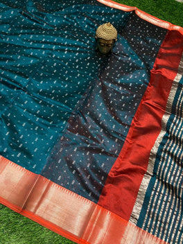 PRINTED MANGALAGIRI PATTU SAREE