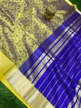 PRINTED MANGALAGIRI PATTU SAREE