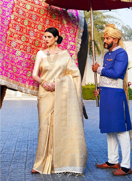 Semi Silk Designer Saree