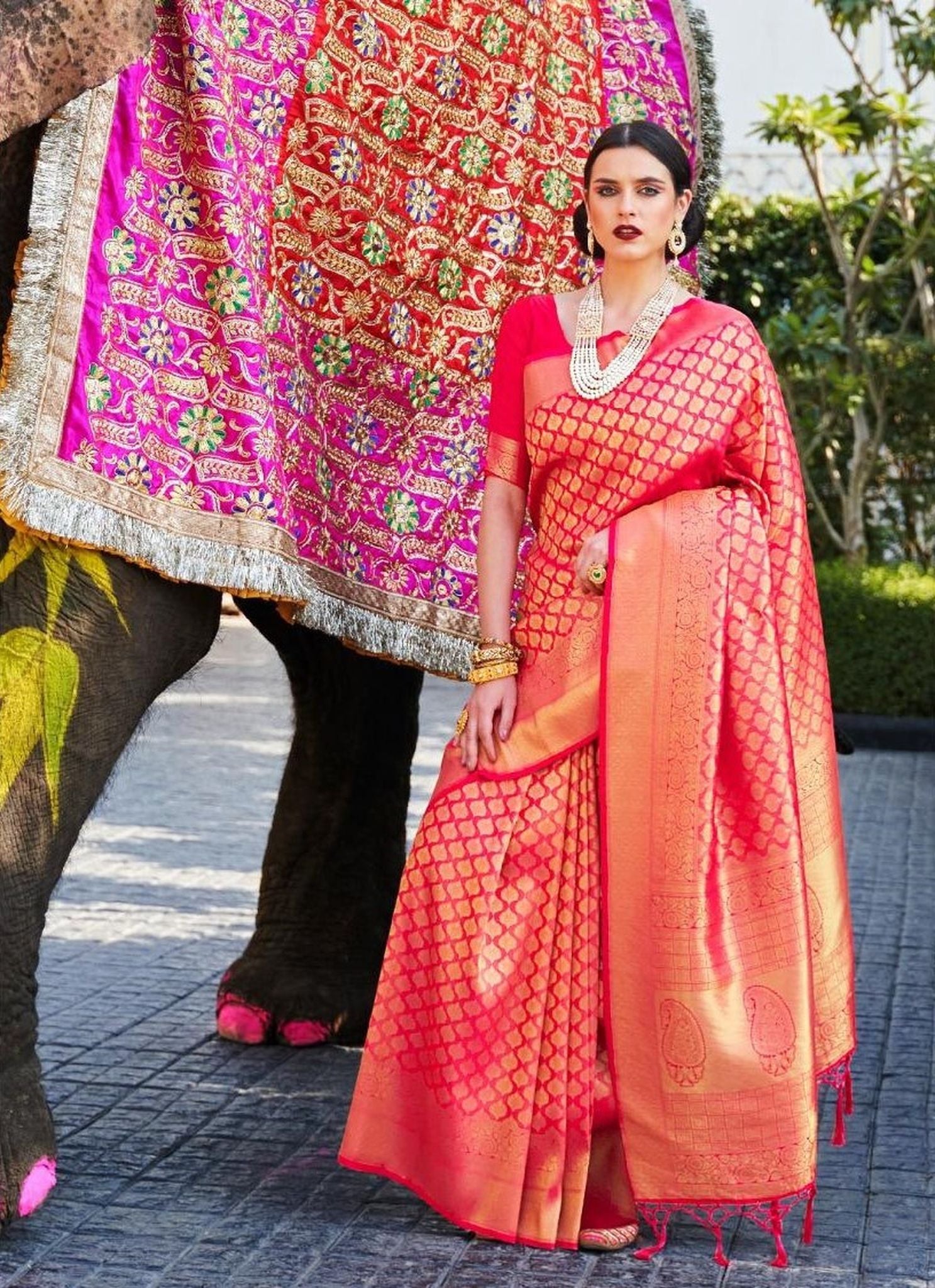 Semi Silk Designer Saree