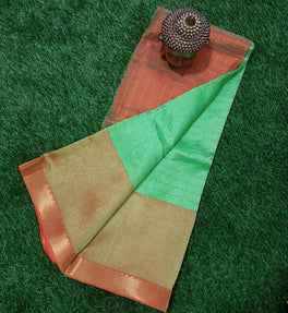 CONTRAST MANGALAGIRI PATTU ZARI CHECKS SAREE