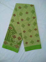 Load image into Gallery viewer, Printed Mangalagiri Cotton Sarees With Contrast Border