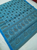 Load image into Gallery viewer, Printed Mangalagiri Cotton Sarees With Contrast Border