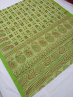 Load image into Gallery viewer, Printed Mangalagiri Cotton Sarees With Contrast Border