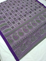 Load image into Gallery viewer, Printed Mangalagiri Cotton Sarees With Contrast Border