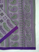 Load image into Gallery viewer, Printed Mangalagiri Cotton Sarees With Contrast Border