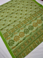 Load image into Gallery viewer, Printed Mangalagiri Cotton Sarees With Contrast Border