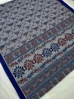 Load image into Gallery viewer, Printed Mangalagiri Cotton Sarees With Contrast Border