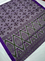 Load image into Gallery viewer, Printed Mangalagiri Cotton Sarees With Contrast Border