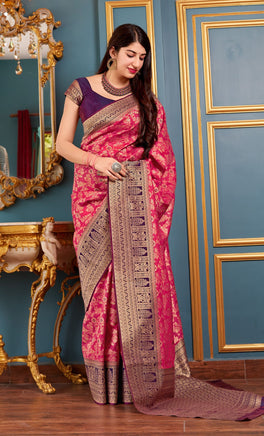 Exclusive Soft Silk Banarasi Saree