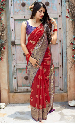 Exclusive Soft Silk Banarasi Saree