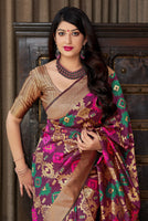Load image into Gallery viewer, Banarasi Soft Silk Saree