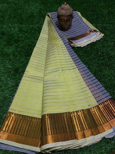 MANGALAGIRI PATTU BIG BORDER DORIA SAREE