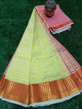 MANGALAGIRI PATTU BIG BORDER DORIA SAREE