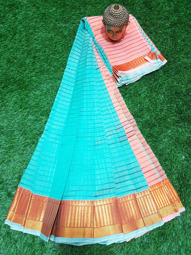 MANGALAGIRI PATTU BIG BORDER DORIA SAREE