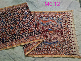 Kalamkari Pure Cotton Natural Dye Organic Handpaint Saree