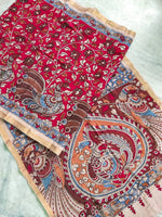 Load image into Gallery viewer, Kalamkari Pure Cotton Natural Dye Organic Handpaint Saree