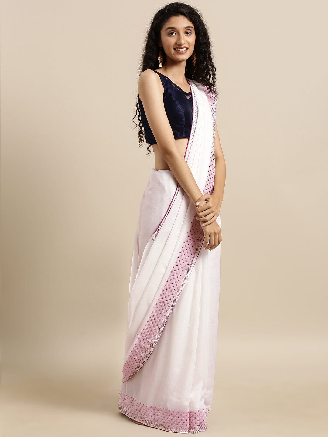 Divine Elegant Vichitra Silk Saree