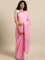 Load image into Gallery viewer, Attractive Stylish Linen Women Sarees