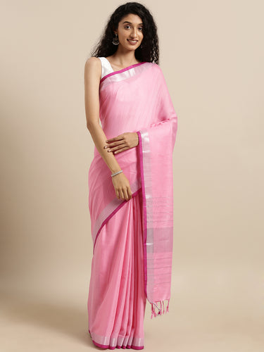 Attractive Stylish Linen Women Sarees