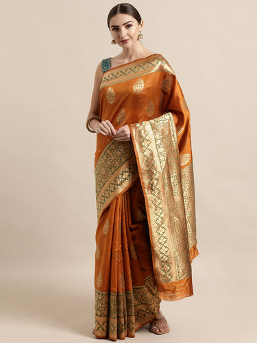 Elegant Meena Work Katan Silk Saree