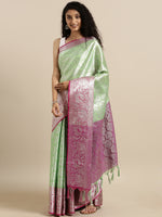 Load image into Gallery viewer, Charvi Attractive Kora Muslin Silk Women&#39;s Sarees