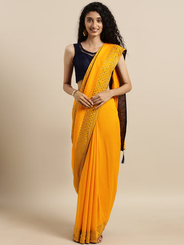 Divine Elegant Vichitra Silk Saree