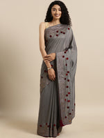 Load image into Gallery viewer, Charvi Attractive Vichitra Silk Saree