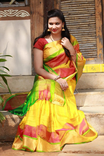 Uppada Pure Silk Handwoven Silk Saree