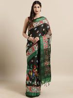 Load image into Gallery viewer, New Attractive Linen Kalamkari Saree