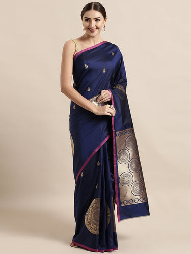 Trendy Attractive Kanchi Style Banarsi Silk Women's Saree