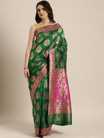 Load image into Gallery viewer, Elegant Meena Work Katan Silk Saree