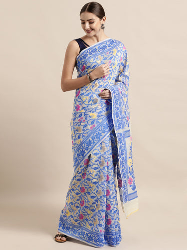 Elite Jamdani Cotton Silk Women's Sarees
