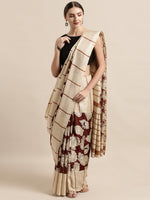 Load image into Gallery viewer, New Attractive Linen Chanderi Women&#39;s Saree