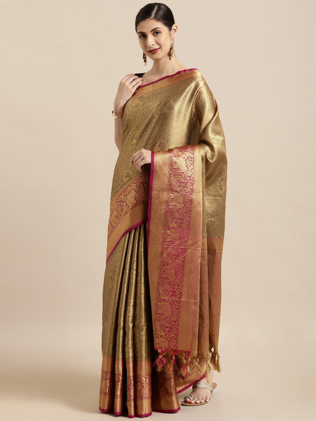Charvi Attractive Kora Muslin Silk Women's Sarees