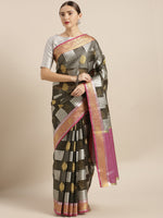 Load image into Gallery viewer, Charvi Attractive Kora Muslin Silk Women&#39;s Sarees