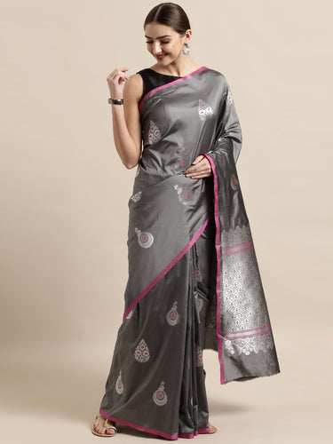 Attractive Banarasi Soft Silk Women's Saree
